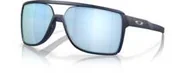 Okulary przeciwsłoneczne - Oakley Okulary przeciwsłoneczne Castel Matte Translucent Blue, Prizm Deep Water Polarized OO9147-06 - miniaturka - grafika 1