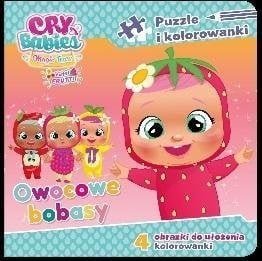 Cry babies. Puzzle i kolorowanki. Owocowe bobasy EDUKAMP