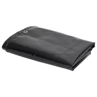Folie budowlane - vidaXL Plandeka 650 g/m², 3 x 4 m, czarna - miniaturka - grafika 1