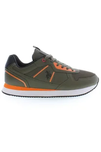 Trampki męskie U.S. POLO ASSN. NOBIL004MBYM1 Kolor: zielony, Rozmiar: 43 - Trampki męskie - miniaturka - grafika 1