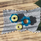 Świeczniki - Ręcznie wykonany ceramiczny świecznik -Kwiat - miniaturka - grafika 1