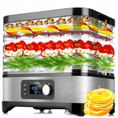 Suszarki do grzybów, owoców i warzyw - Suszarka Do Grzybów Owoców Warzyw Termoobieg Timer Najpojemniejsza 450W 5x - miniaturka - grafika 1