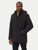 Kurtki męskie - Geox Kurtka zimowa Andalo M5620F T3136 F9000 Czarny Regular Fit - miniaturka - grafika 1