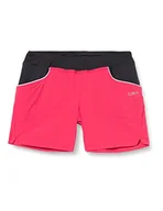 Spodenki damskie - CMP Dziewczęce lekkie rozciągliwe szorty bermudy, truskawki, 116 cm - miniaturka - grafika 1