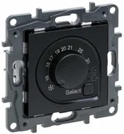Regulatory i termostaty - Legrand Niloe Step termostat pokojowy kolor czarny 863541 863541 - miniaturka - grafika 1