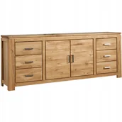 Komody - Pojemna Duża Komoda Dębowa Do Pokoju Salonu - miniaturka - grafika 1