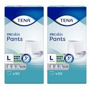 Bielizna lecznicza - TENA Pants Proskin Super, majtki chłonne, rozmiar L,  2 x 30 sztuk - miniaturka - grafika 1