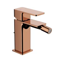 Baterie bidetowe - Bateria bidetowa miedziana połysk 13.8 cm Dust z korkiem KFA Armatura - miniaturka - grafika 1