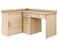 Biurka - Biurko narożne wolnostojące MICHAŁ III dąb sonoma - miniaturka - grafika 1