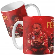 Kubki - Kubek ceramiczny Scuderia Ferrari Formuła 1 Hamilton Leclerc - miniaturka - grafika 1