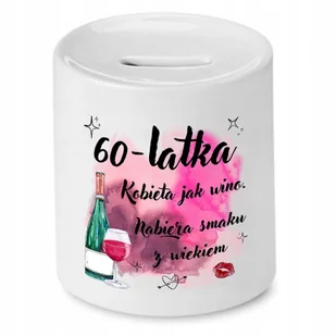 SKARBONKA PREZENT DLA NA URODZINY 60 60te 60-te z Nadrukiem ze Zdjęciem + Opakowanie na prezent (wzór 03) - Skarbonki SKARBONKA PREZENT DLA NA URODZINY 60 60te 60-te z Nadrukiem ze Zdjęciem + Opakowanie na prezent (wzór 03) - Skarbonki - miniaturka - grafika 1