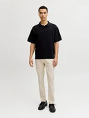 Spodnie męskie - Jack & Jones Dżinsy "Glenn" - Slim fit - w kolorze kremowym - miniaturka - grafika 1