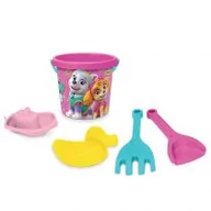 Zabawki do piasku - Paw Patrol komplet do piasku 5 el. różowy mały Wader - miniaturka - grafika 1