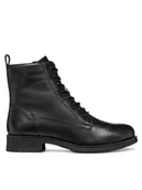 Botki damskie - Geox Botki D Rawelle D566RA 000TU C9999 Czarny - miniaturka - grafika 1