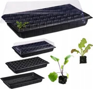 Szklarnie ogrodowe - MINI SZKLARNIA INSPEKT DO KIEŁKOWANIA KIEŁKOWNIK ROZSADA 50 Komór 4,5x4,5cm - miniaturka - grafika 1