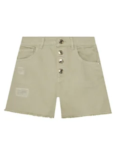 Guess Szorty materiałowe J5GD29 WH6L0 Beżowy Regular Fit - Spodenki damskie - miniaturka - grafika 1