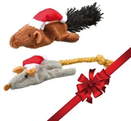 Zabawki dla psów - Trixie Mysz Wiewiórka 14-17cm 92382 - miniaturka - grafika 1