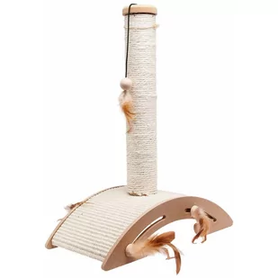 Flamingo Drapak dla kota Ella, beżowy, 52 cm, 560147 - Drapaki dla kotów - miniaturka - grafika 1