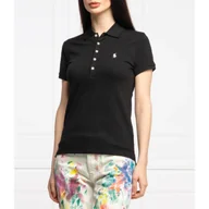 Koszulki i topy damskie - POLO RALPH LAUREN Polo Julie | Slim Fit | pique - miniaturka - grafika 1