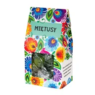 Cukierki - LANDRYNKI MIĘTOWE - ŁOWICKIE BIAŁE 150g FOLKSTAR - miniaturka - grafika 1