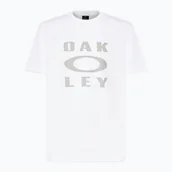 Koszulki męskie - Koszulka męska Oakley Bark Ellipse Tee white - miniaturka - grafika 1