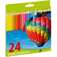 Przybory szkolne - Kredki 24 kol.FRIENDSHIP/UNION 170-1377 - miniaturka - grafika 1