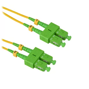 Jednomodowy dupleksowy patchcord światłowodowy SCAPC-SCAPC o długości 10m - Kable światłowodowe - miniaturka - grafika 1
