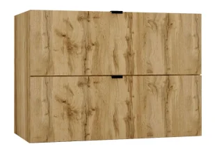 Szafła pod umywalkę z szufladami złoty dąb 80cm C0-D95 - Szafki łazienkowe - miniaturka - grafika 1