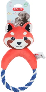 ZOLUX Zabawka pluszowa "Calinou" Panda ze sznurkiem 25,5 cm - Zabawki dla psów - miniaturka - grafika 1