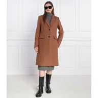Płaszcze damskie - Tommy Hilfiger Wełniany płaszcz | z dodatkiem kaszmiru - miniaturka - grafika 1