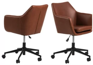 Actona Krzesło Nora biurowe brązowy jasny 86938 - Krzesła - miniaturka - grafika 2