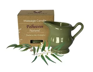 Świece - Polheaven, Świeca do masażu, Eucalyptus & Laurel, 120ml - grafika 1