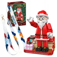 Klocki - KLOCKI ŚWIĘTY MIKOŁAJ NA ŚWIĘTA FIGURKA 2087 el. MOULD KING 10072 - miniaturka - grafika 1