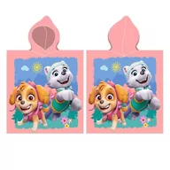 Okrycia kąpielowe dla dzieci - Ręcznik Bawełniany Ponczo Z Kapturem 55X110 Psi Patrol - miniaturka - grafika 1