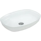 Umywalki - Mexen Araks szklana umywalka nablatowa 54 x 39 cm, biała - 24155430 - miniaturka - grafika 1