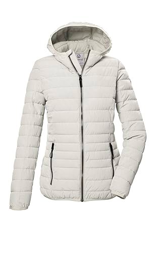 G.I.G.A. DX Damska kurtka pikowana/kurtka przejściowa z kapturem GS 65 WMN QLTD JCKT, kamień, 40, 43050-000