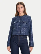 Marynarki i żakiety damskie - Guess Marynarka W5BN0C D0771 Granatowy Regular Fit - miniaturka - grafika 1