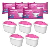 Wkłady filtrujące - Wessper AquaMax MG+ Wkład filtrujący do dzbanka 5 sztuk - miniaturka - grafika 1