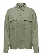 Bluzki damskie - ONLY Bluzka w kolorze oliwkowym - miniaturka - grafika 1