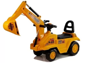 Import LEANToys Jeździk Dla Malucha koparka Ruchome Ramie Nocnik - Jeździki dla dzieci - miniaturka - grafika 1