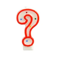 Urodziny dla dorosłych - Świeczka pytajnik kropki - świeca - miniaturka - grafika 1