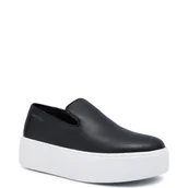 Trampki damskie - Calvin Klein Skórzane slip on - miniaturka - grafika 1
