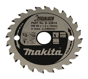 Makita B-33819 ostrze do piły tarczowej 8,5 cm 1 szt. - Tarcze do pił - miniaturka - grafika 1