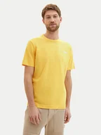 Koszulki męskie - Tom Tailor T-Shirt 1040821 Żółty Regular Fit - miniaturka - grafika 1