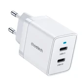 Ładowarki do telefonów - Choetech ładowarka sieciowa 2xUSB-C PD 40W biała (Q5006-EU) - miniaturka - grafika 1