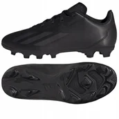 Piłka nożna - Buty adidas X CRAZYFAST.4 FxG Jr IE1590 czarny 28 - miniaturka - grafika 1