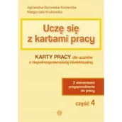 Pedagogika i dydaktyka - Uczę się z kartami pracy. Część 4. Karty pracy dla uczniów z niepełnosprawnością intelektualną. Z elementami przysposobienia do pracy - miniaturka - grafika 1
