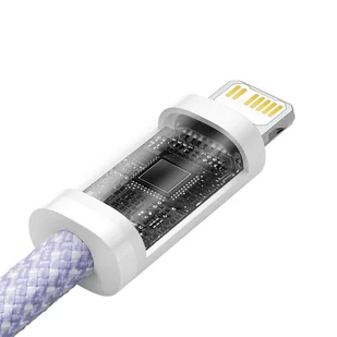 Baseus Dynamic 2 Series kabel do szybkiego ładowania USB-C - Lightning 20W 480Mb/s 2m fioletowy - Kable USB - miniaturka - grafika 7
