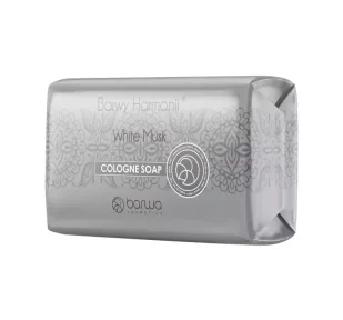 Barwa Cologne Soap - WHITE MUSK - Piżmowe mydło w kostce BARSMPI - Mydła - miniaturka - grafika 1