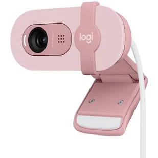 Kamera internetowa LOGITECH Brio 100 Różowy 960-001623 - Kamery internetowe - miniaturka - grafika 1